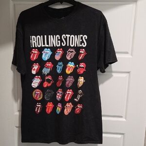 Source Unknown Black Rolling Stones Graphic Tee